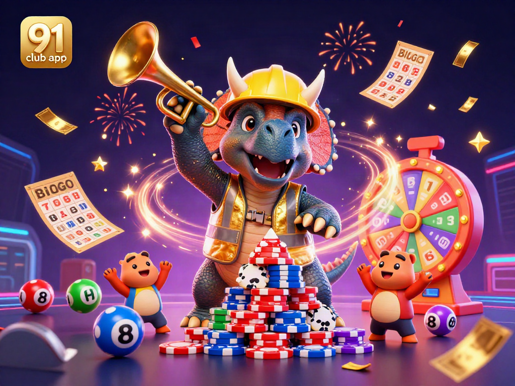 Engage with the 91 club app through colorful games, dynamic lottery elements, and vibrant casino excitement.