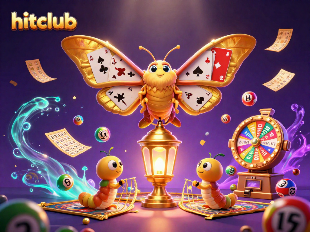 Engage with hitclub by winning big with vibrant lottery balls, bingo cards, and energetic casino motifs.