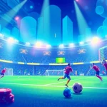 Exciting sports betting scene featuring https://ii69vn.com/ with vibrant colors and dynamic elements.