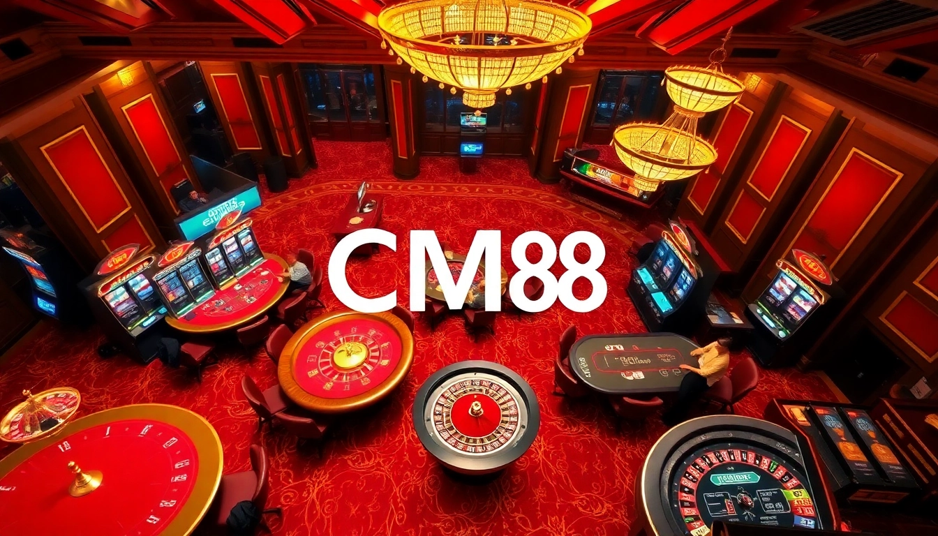 Experience the thrill of the casino at CM88 with poker, slots, and roulette!