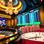 Experience the excitement of nhà cái F168 with vibrant casino visuals, roulette wheels, and poker chips.