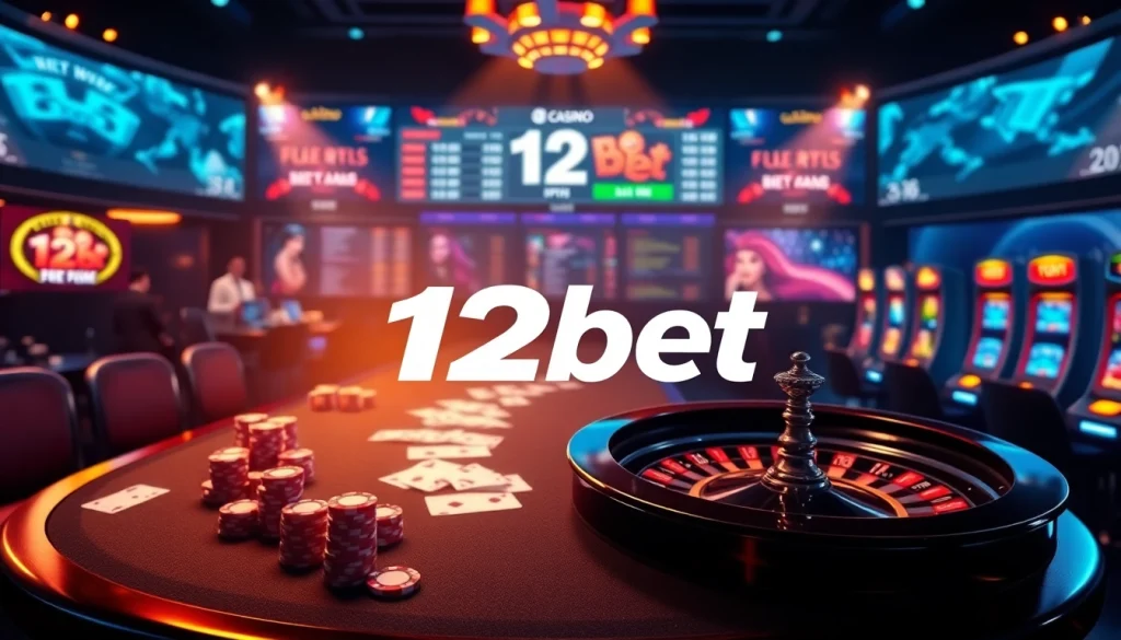 Experience the thrill of online gambling with 12bet featuring live tables, slots, and betting options.