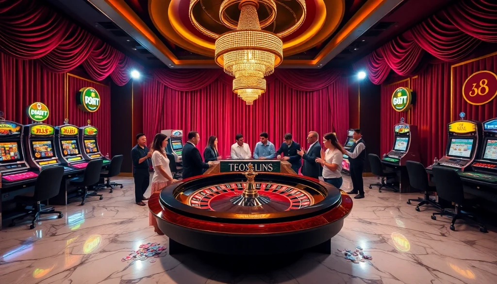 Exciting casino scene featuring roulette and poker, highlighting s8 gaming strategies.